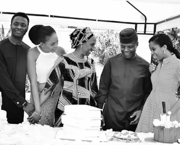 Another lovely photo of Vice President Yemi Osinbajo and his family